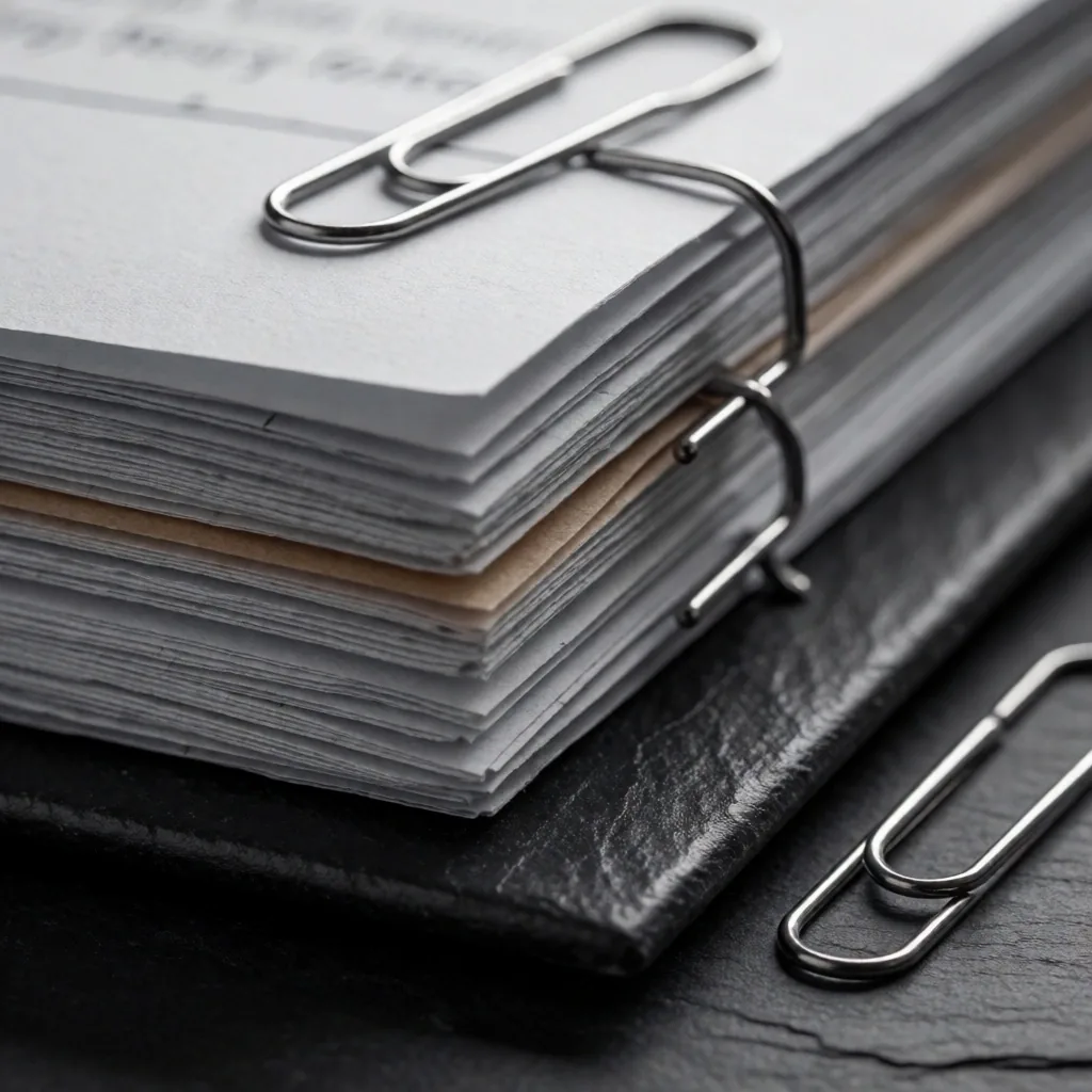Documentación migratoria organizada sobre escritorio